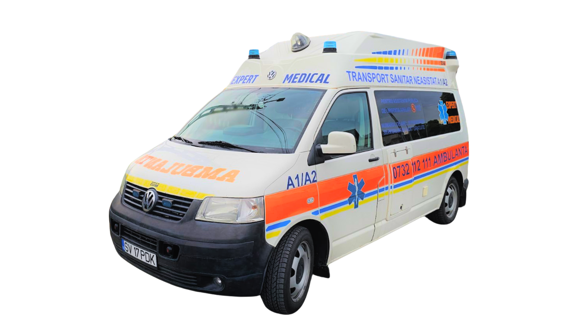 alt="Ambulanță privată Expert Medical în Suceava, disponibilă 24/7 pentru transport medical asistat"